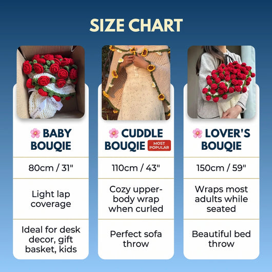 BOUQIE - Crochet Bouquet Blanket